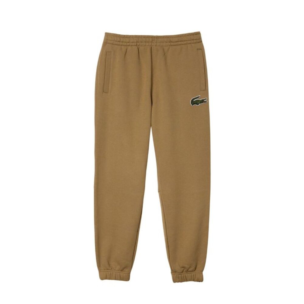 Lacoste Unisex Adult Natural Cotton Fleece Sweatpants / Brown